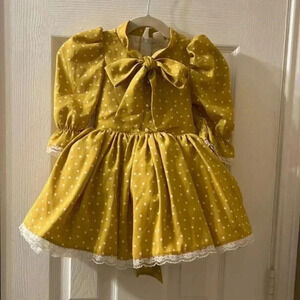 Hummingbird polka dot dress size 24 months